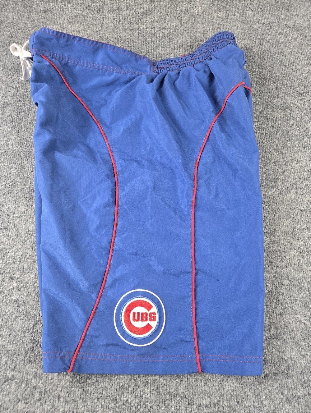 Vintage Chicago Cubs MLB Board Shorts Blue Red Swim Trunks Size: XL #296